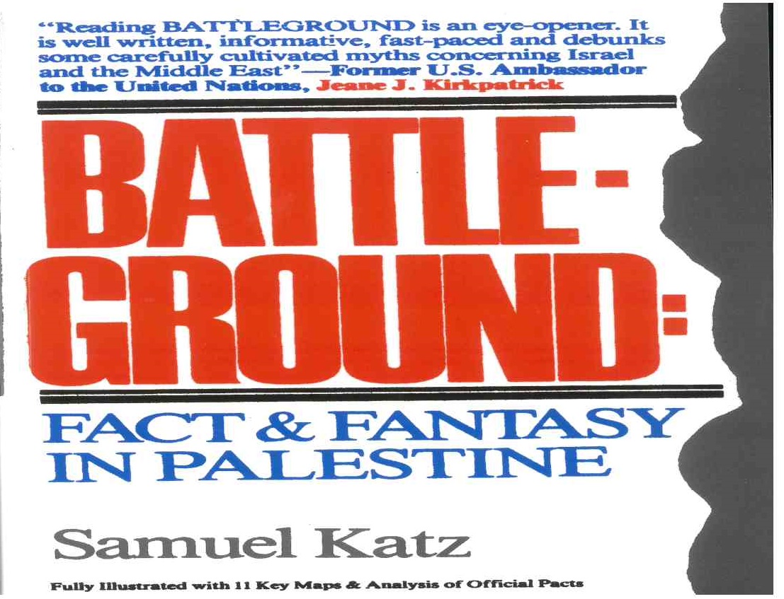 Cover - Battle Ground: Fact & Fantasy in Palestine
